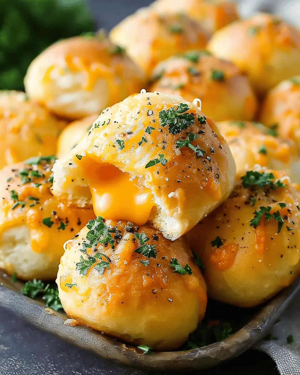 Cheesy Garlic Butter Bombs: Easy Bites for Garlic Lovers