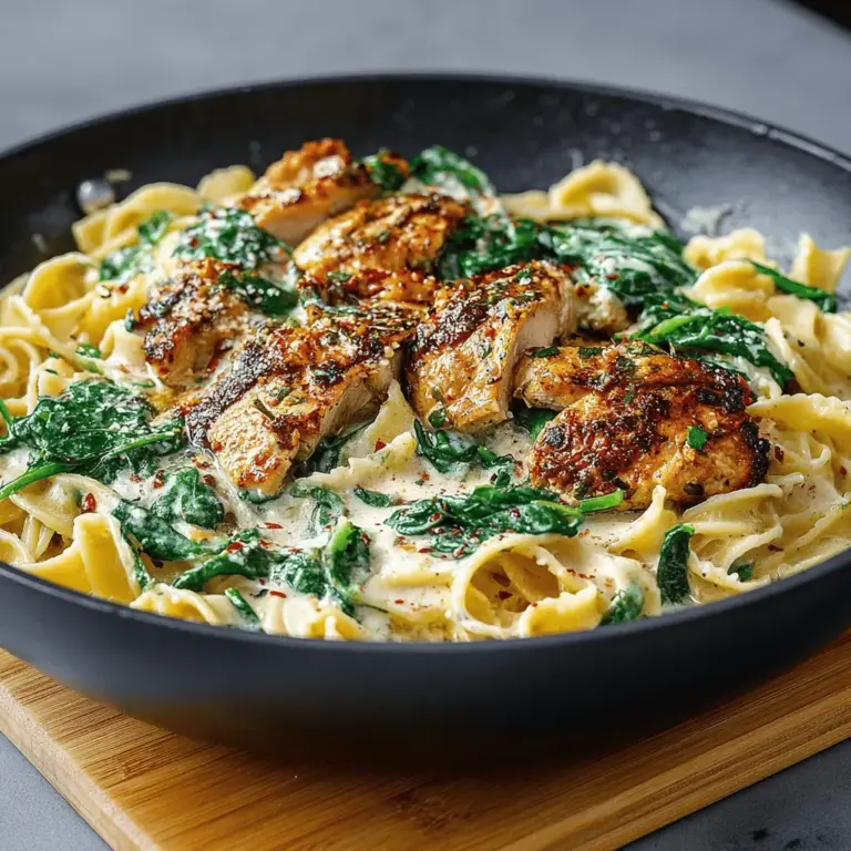 Easy Chicken Florentine Pasta Recipe