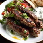 Lamb Koftas with Tahini Yogurt Sauce