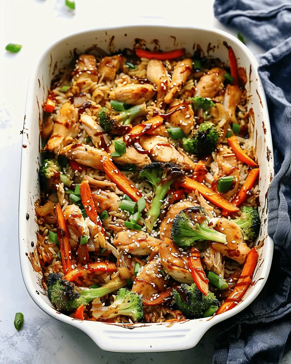 Teriyaki Chicken Casserole: A Easy Comfort Food Delight