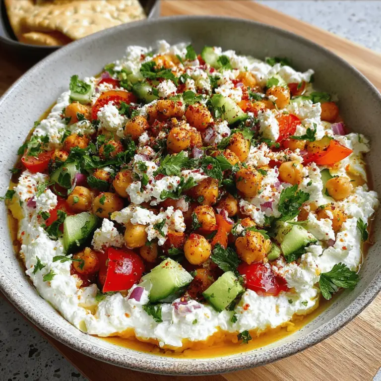 Cottage Cheese and Chickpea Salad