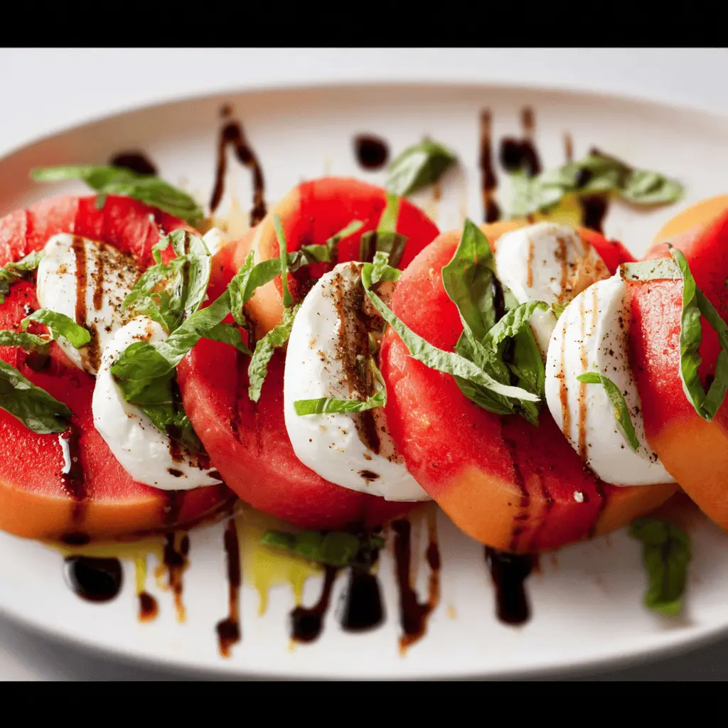 Melon Caprese Salad: A Fresh and Juicy Twist for Summer Enjoyment