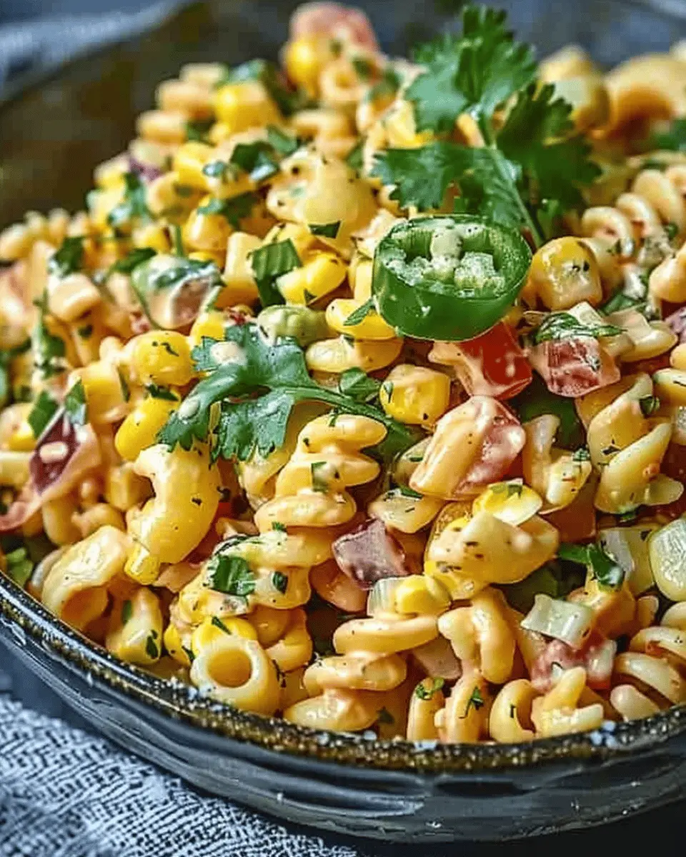Mexican Street Corn Pasta Salad: Easy & Flavorful Summer Dish