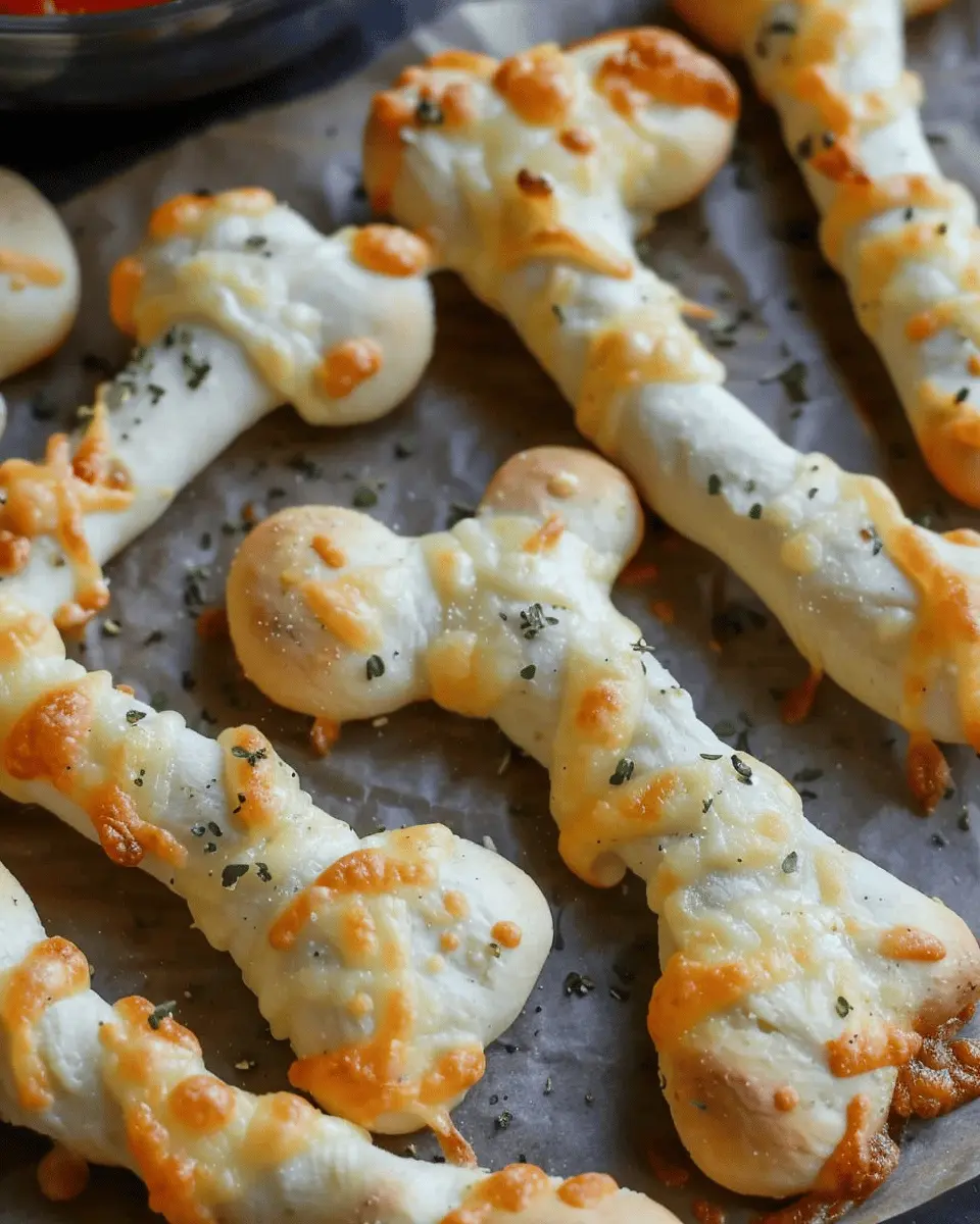 Cheesy Halloween Breadstick Bones: Easy Spooky Treats to Share