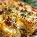 Sausage, Egg, and Cream Cheese Hashbrown Casserole