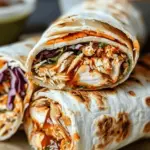 Crispy BBQ Chicken Wraps