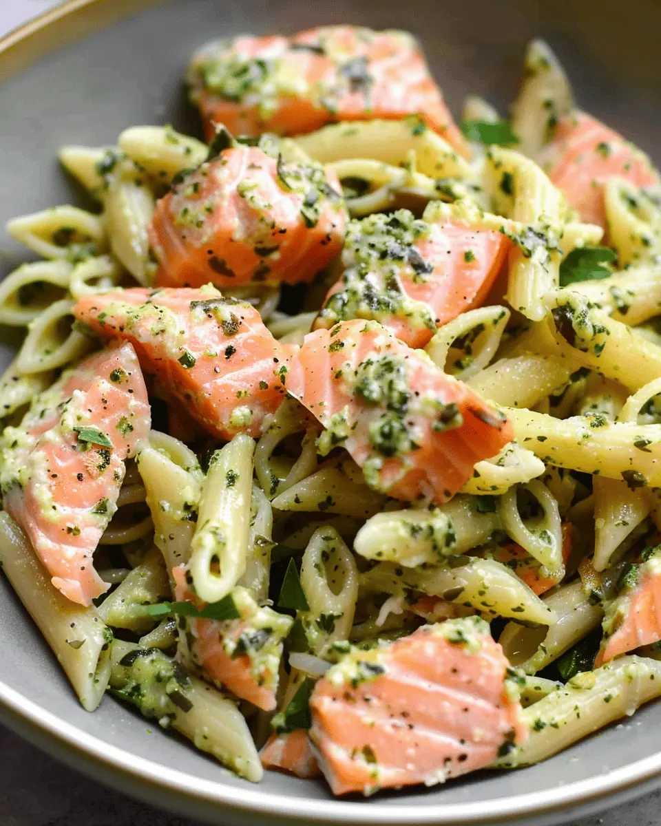 Salmon Pesto Pasta: A Quick and Easy Weeknight Delight