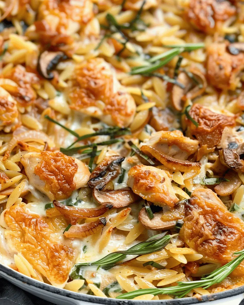 Monterey Chicken One-Pan Orzo: Easy Comfort Food Delight
