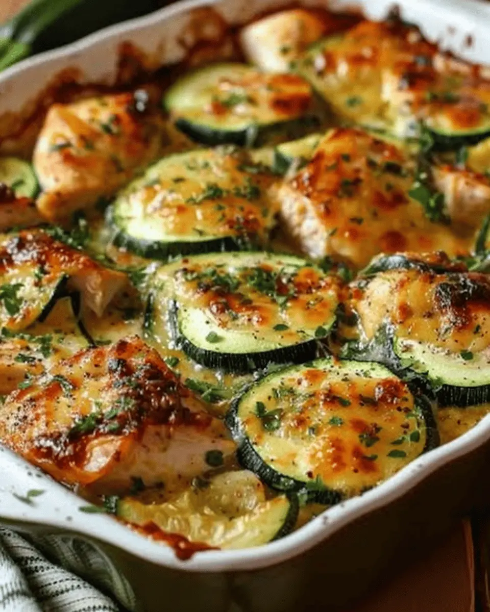 Easy Chicken Zucchini Bake