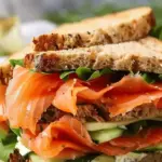 Simple Smoked Salmon Sandwich