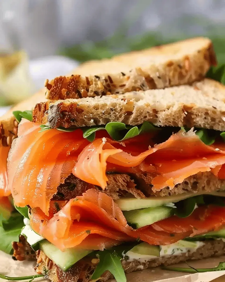 Simple Smoked Salmon Sandwich: Easy Twist for Tasty Lunches
