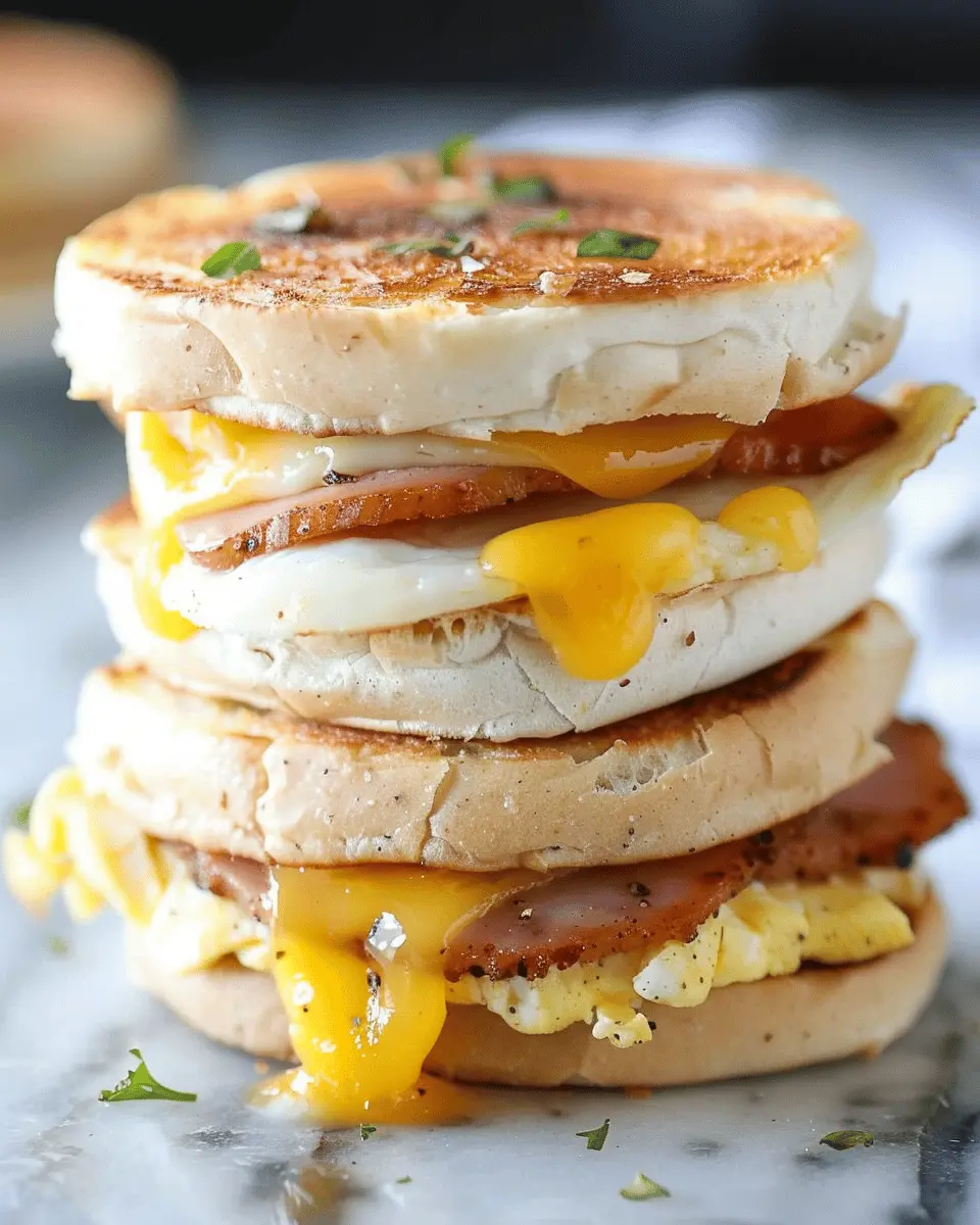 Freezer Breakfast Sandwiches: Easy Turkey Bacon & Chicken Ham Ideas