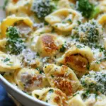 Creamy Garlic Parmesan Tortellini