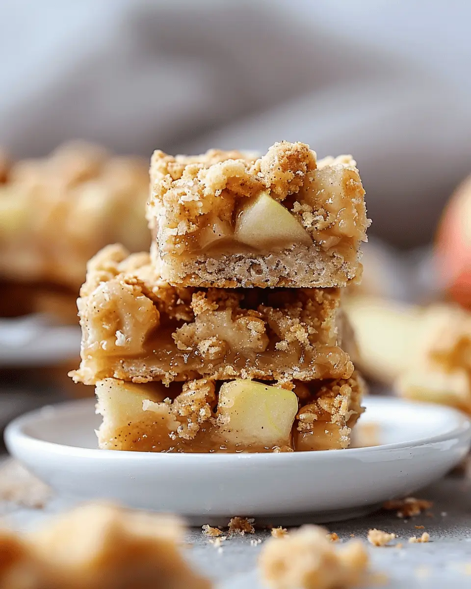 Apple Crisp Shortbread Bars: The Best Indulgent Dessert for Fall
