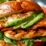 Spicy Grilled Chicken Avocado Sandwich