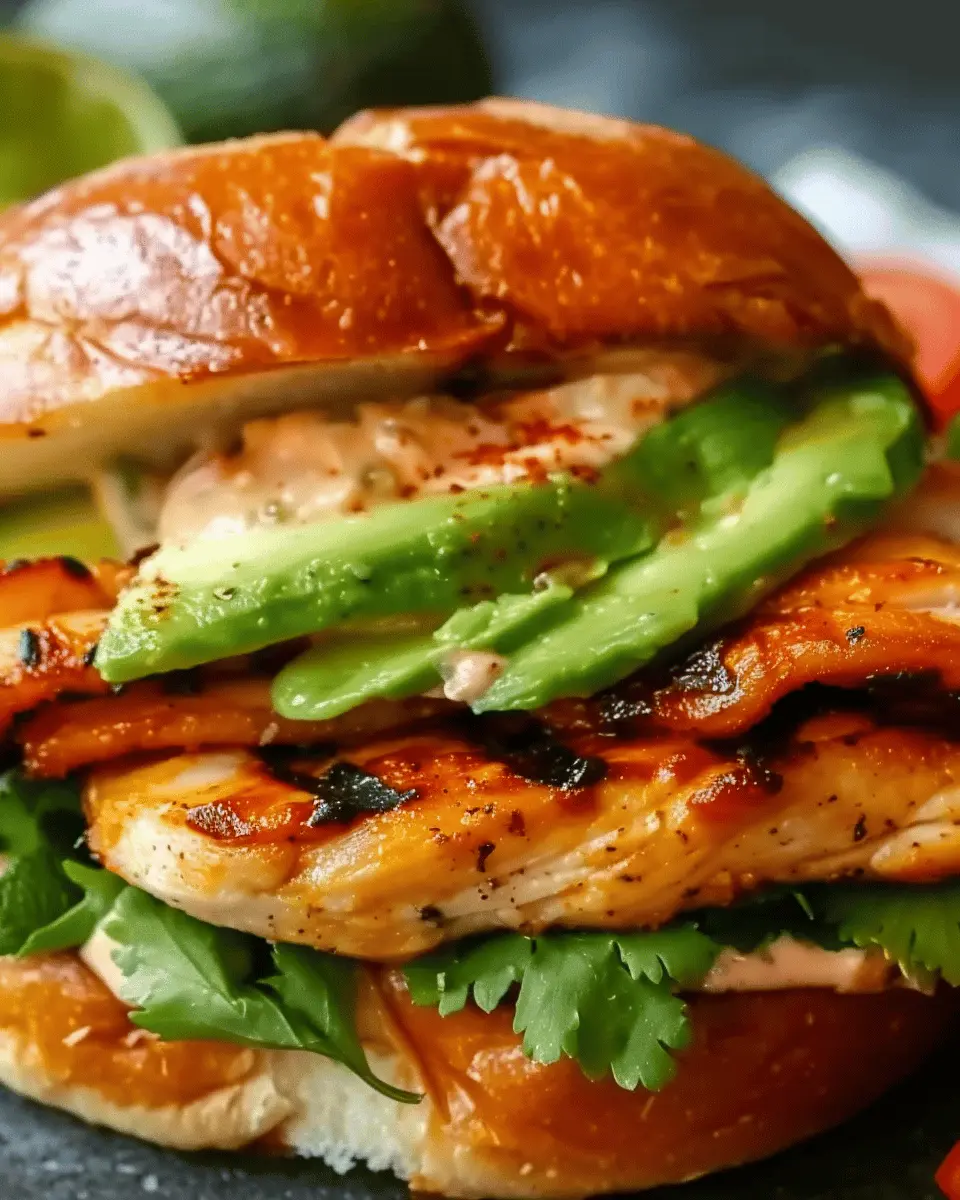 Spicy Grilled Chicken Avocado Sandwich: A Juicy Twist for All