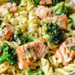 Salmon and Broccoli Pasta