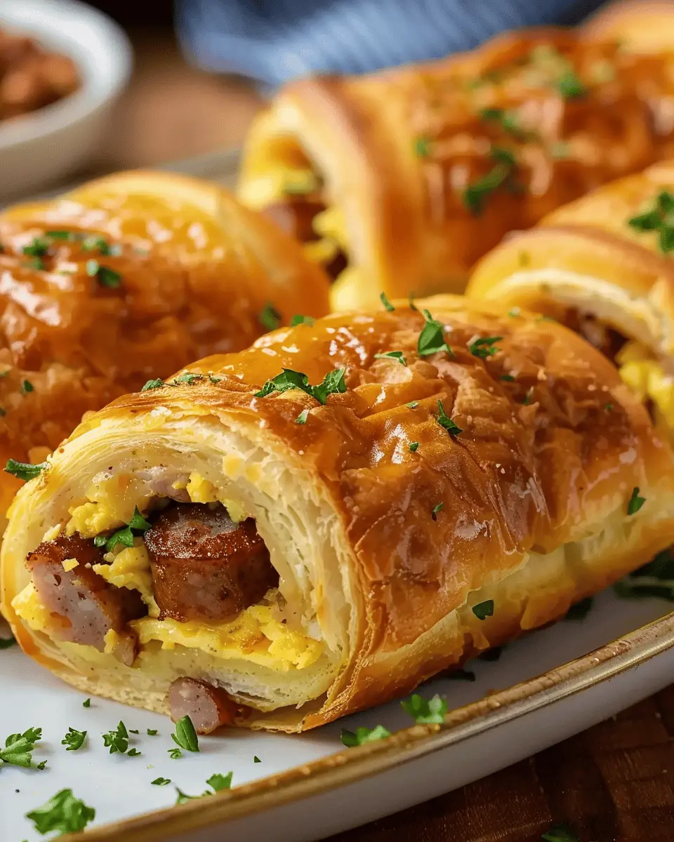 Sausage Egg Breakfast Roll-Ups: Easy Turkey Bacon Delight