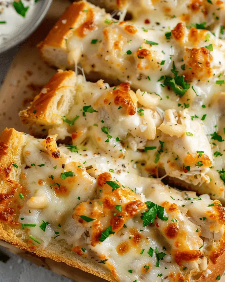 Viral Chicken Alfredo Garlic Bread: An Indulgent Twist on Comfort Food