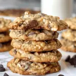 Peanut Butter Oatmeal Chocolate Chip Cookies