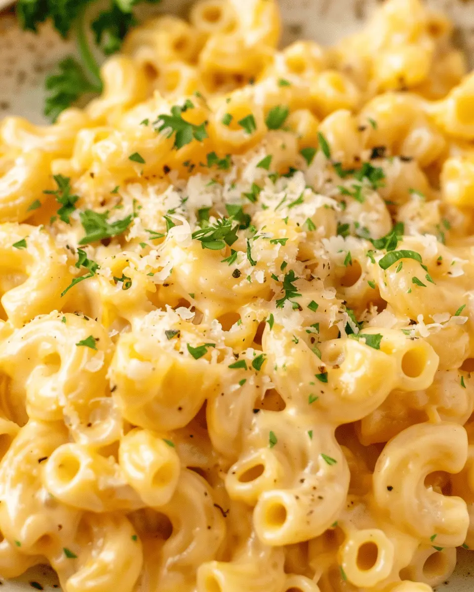 That Viral Creamy Garlic Butter Ditalini Pasta with Turkey Bacon