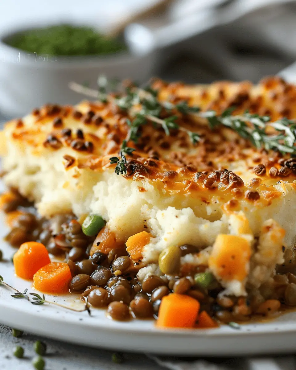 Fall Lentil Shepherd’s Pie: A Cozy, Hearty Vegetarian Delight