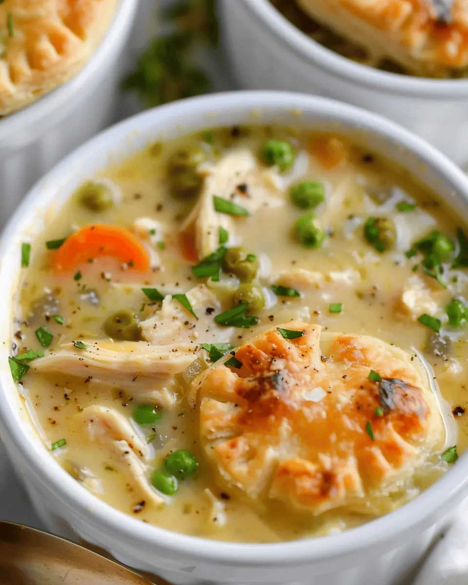 Chicken Pot Pie Soup Recipe