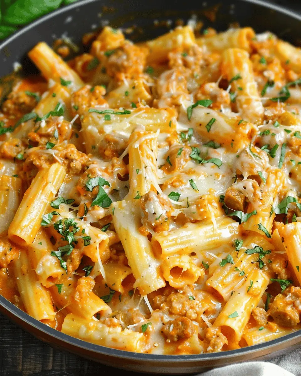 Creamy Sausage Rigatoni: An Indulgent Comfort Food Delight