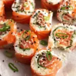 Smoked Salmon & Cream Cheese Roll-Ups