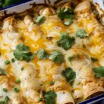 Low Carb White Chicken Enchiladas