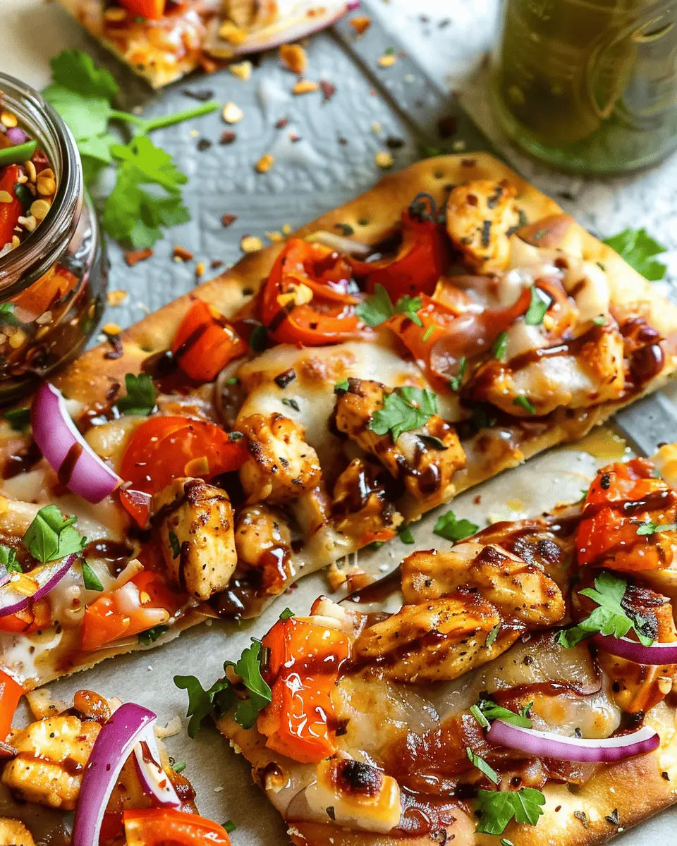 BBQ Chicken Flatbread: Easy, Delicious Twist on Comfort Food