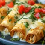 Baked Cream Cheese Chicken Taquitos