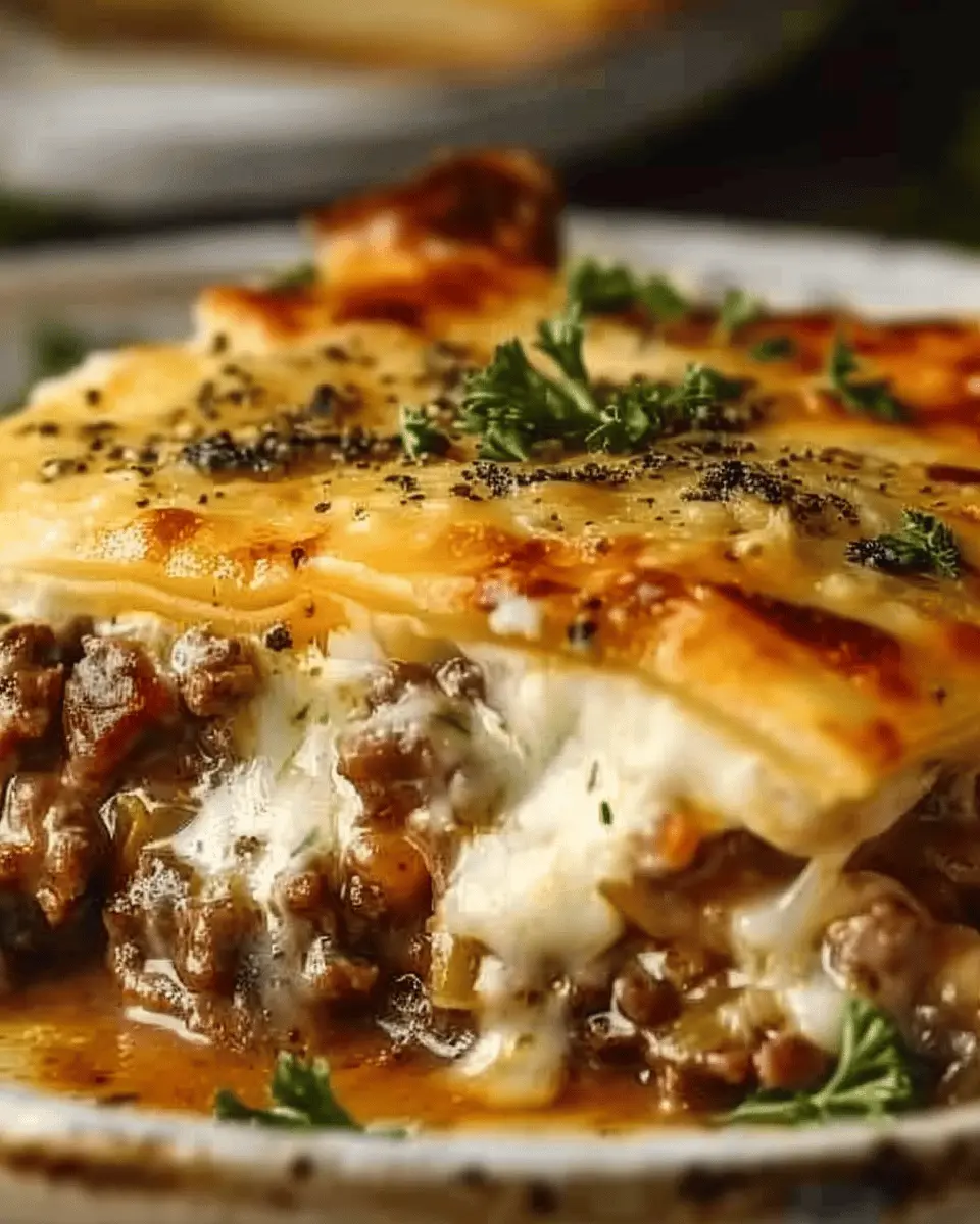 Beef and Cheese Casserole: A Cozy, Indulgent Family Favorite