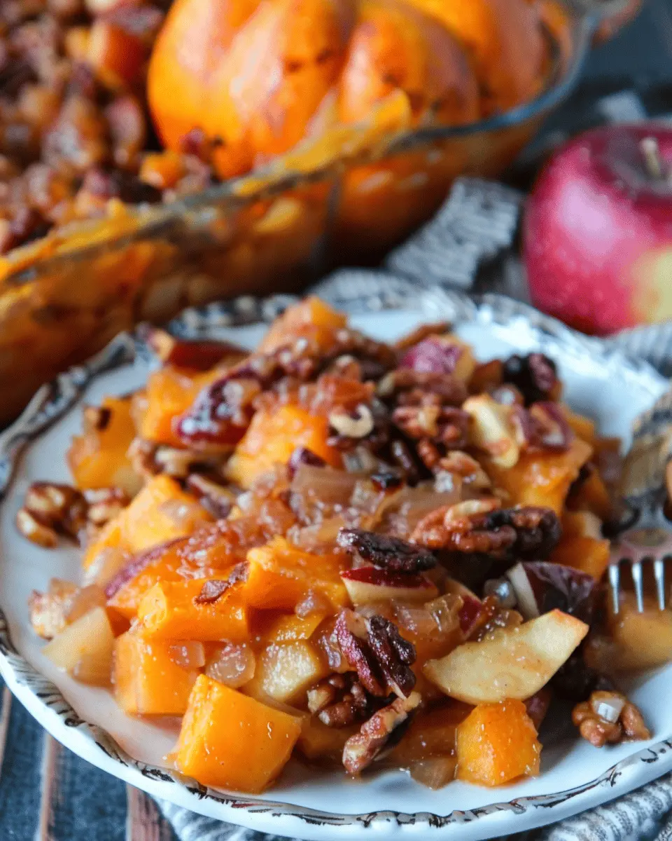 Butternut Squash Apple Bake: A Cozy, Comforting Delight