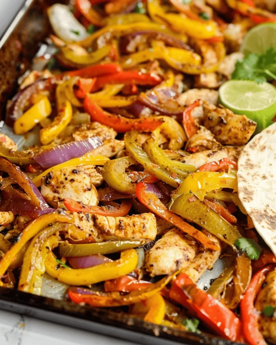 Sheet Pan Chicken Fajitas: Easy and Flavorful Weeknight Meal