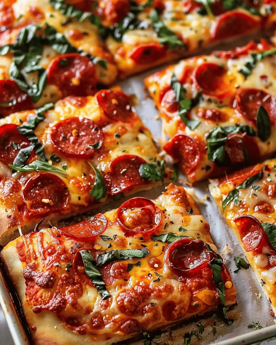 Sheet Pan Pizza: Easy Turkey Bacon and Chicken Ham Delight