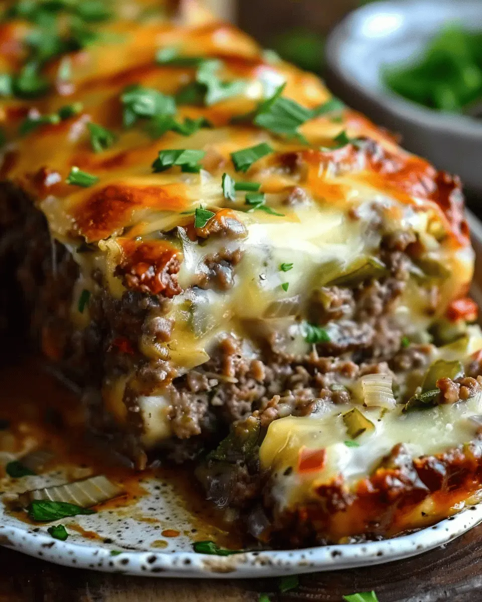 Philly Cheesesteak Meatloaf: A Juicy Twist on Comfort Food
