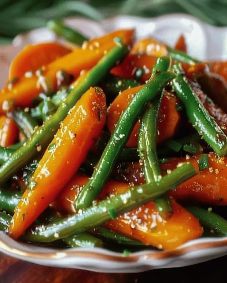 Honey Glazed Carrots & Green Beans: Easy and Flavorful Side Dish
