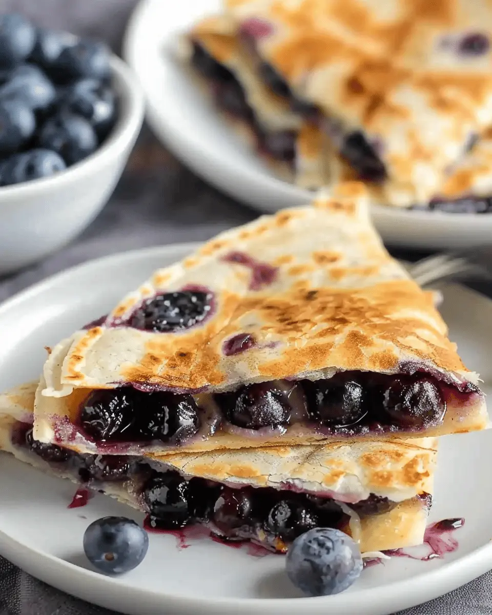 Blueberry Breakfast Quesadilla: Easy, Indulgent Morning Delight