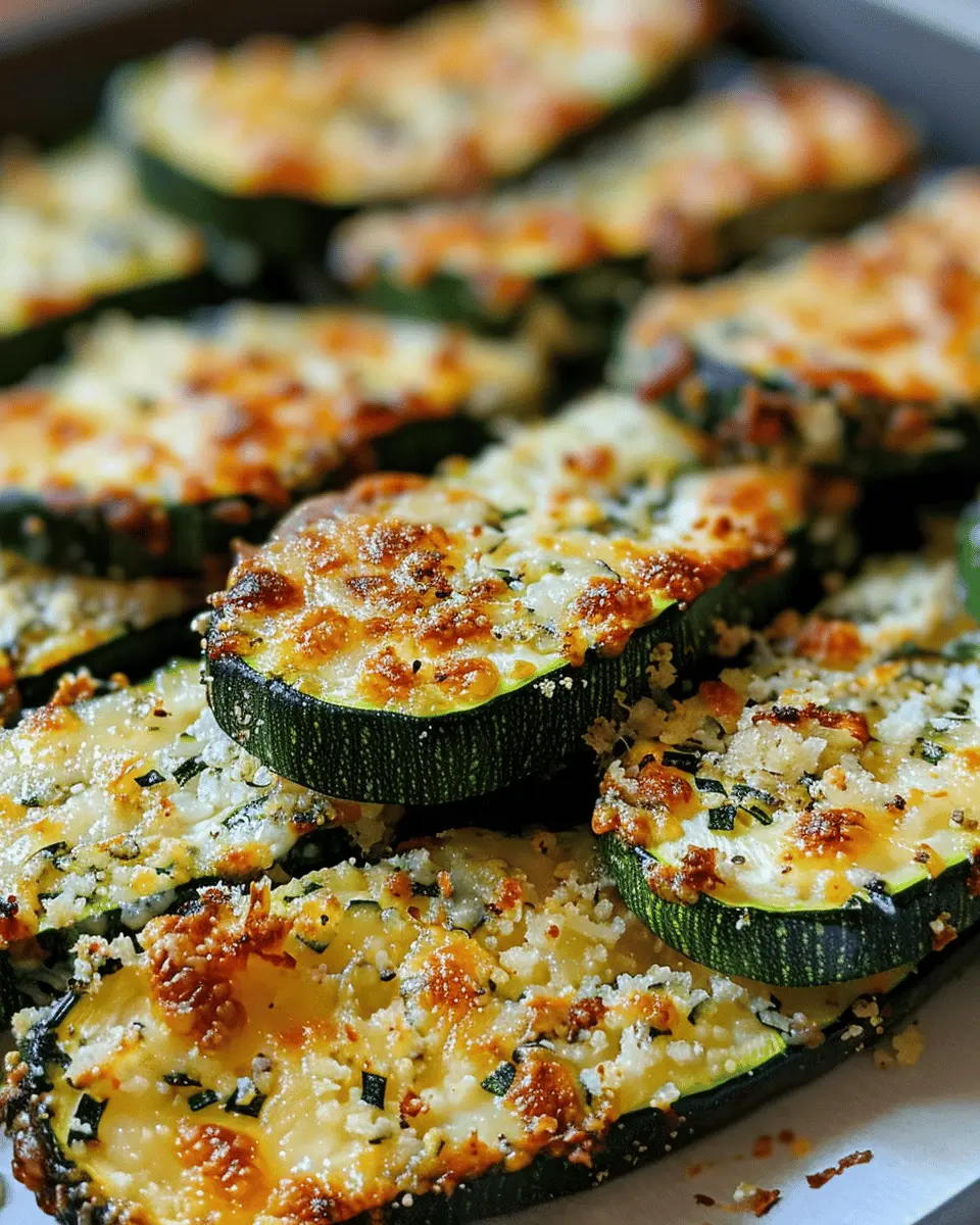 Baked Parmesan Zucchini