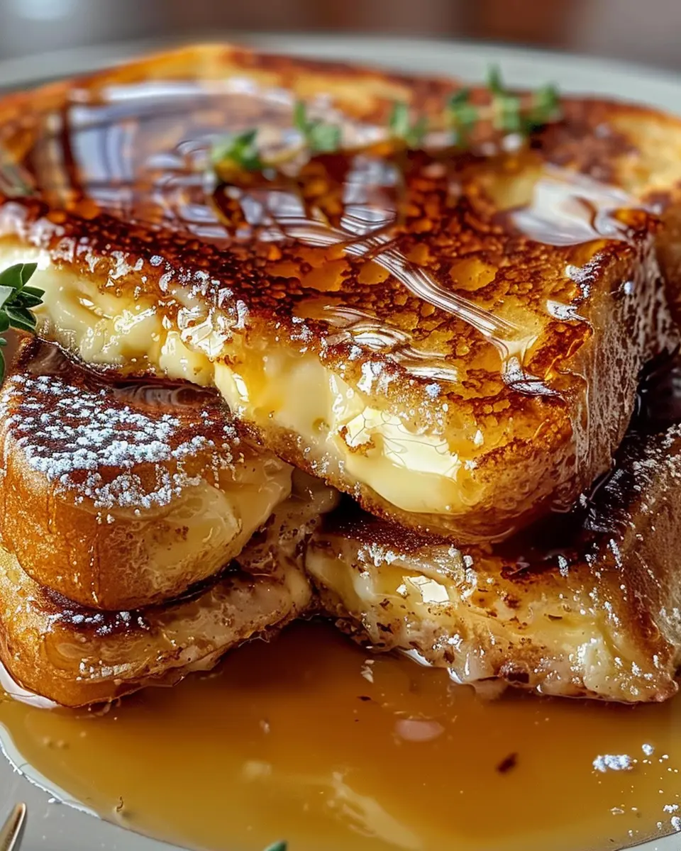 Crème Brûlée French Toast: Indulgent Morning Delight with Turkey Bacon