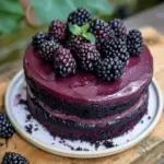 Blackberry Velvet Gothic Cake