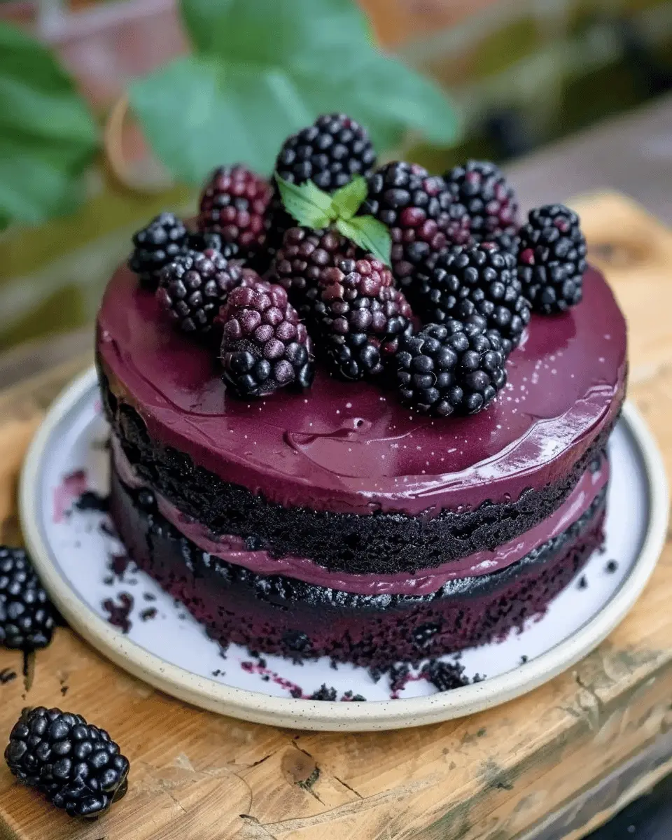 Blackberry Velvet Gothic Cake: A Decadent Delight to Savor