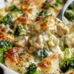 Chicken and Broccoli Alfredo Bake