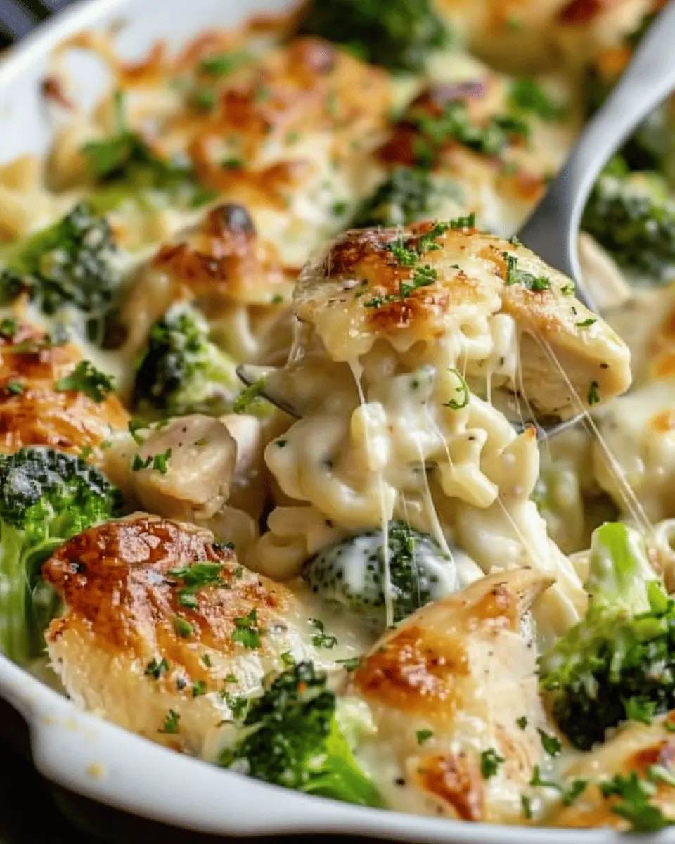 Chicken and Broccoli Alfredo Bake: A Comforting Family Delight