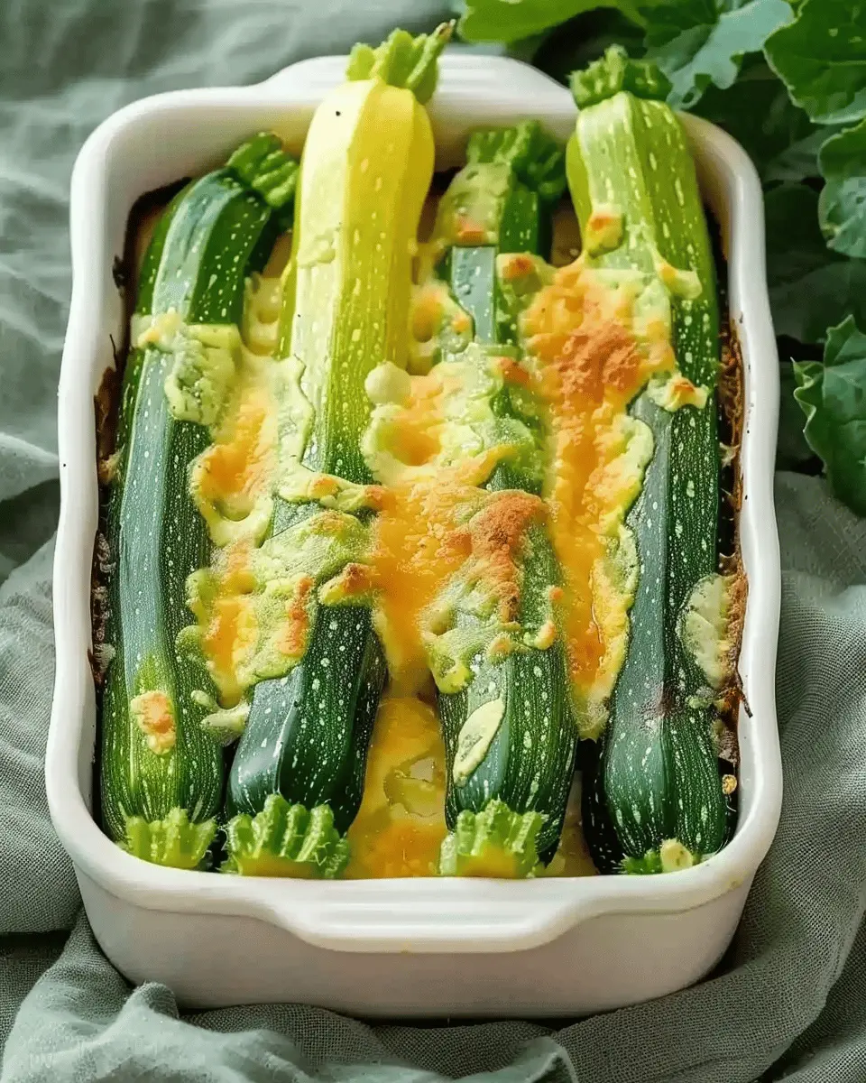 Savory Garden Zucchini Delight with Turkey Bacon and Chicken Ham