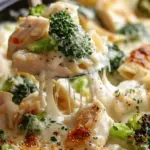 Chicken and Broccoli Alfredo Bake