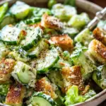Cucumber Caesar Salad