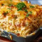 Creamy Southern Spaghetti Bake