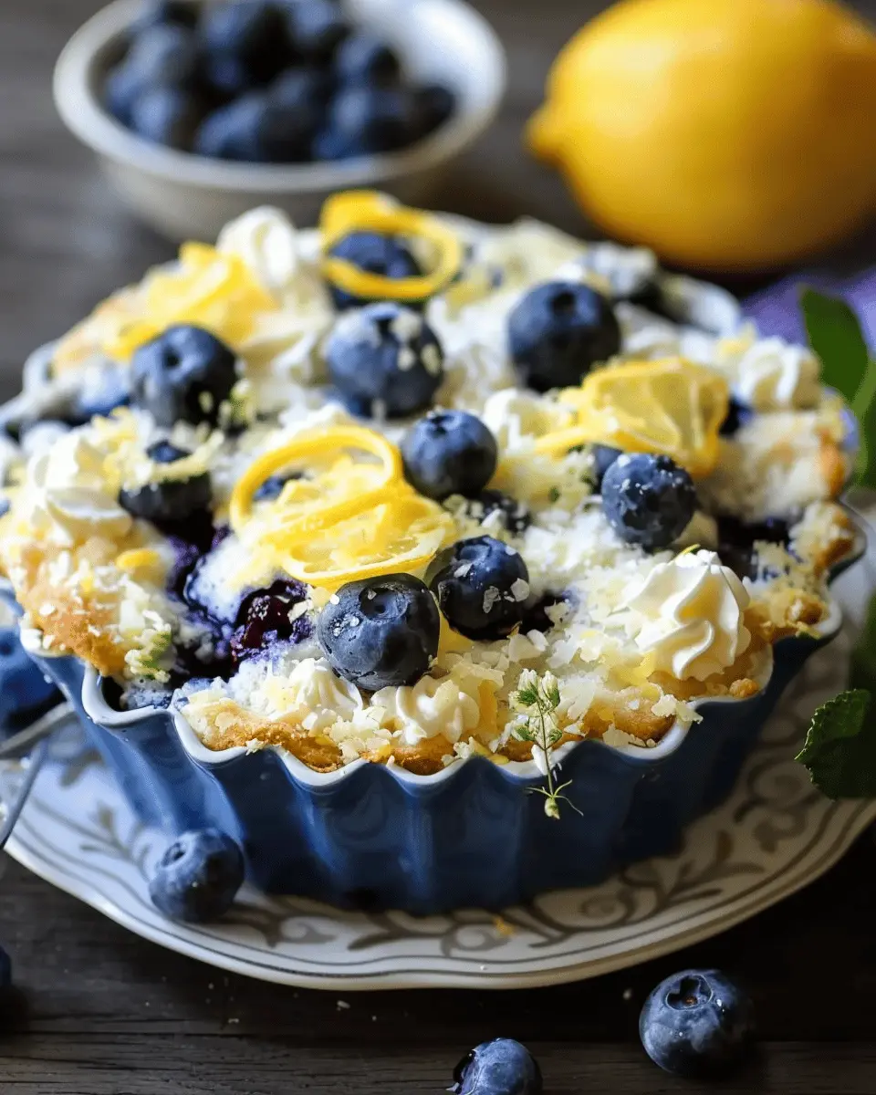 Blueberry and Lemon Zest Cottage: The Best Homemade Delight